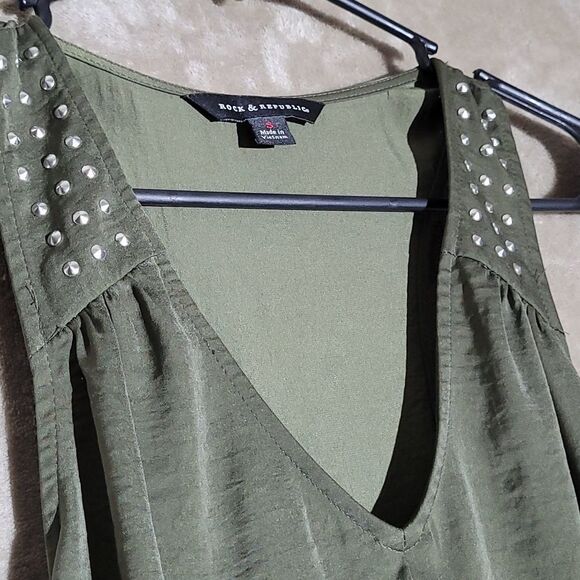 Rock & Republic Women's Embellished Tank - SIZE S - Picture 5 of 8